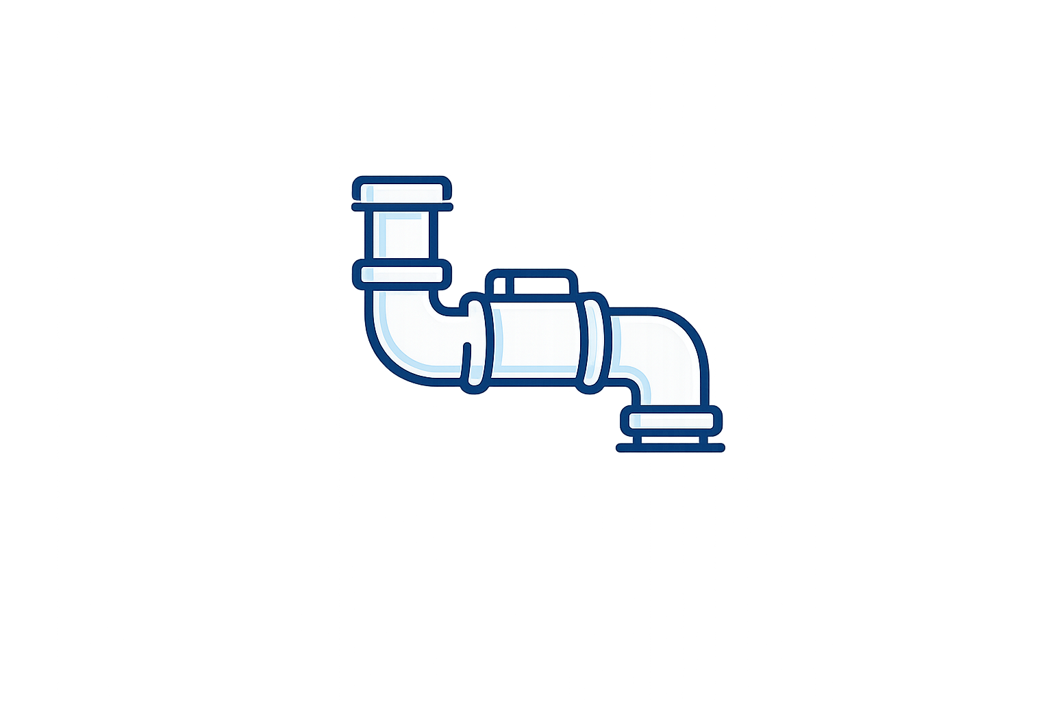 Symbol für die Prüfung von Anschlüssen und Dichtheit
